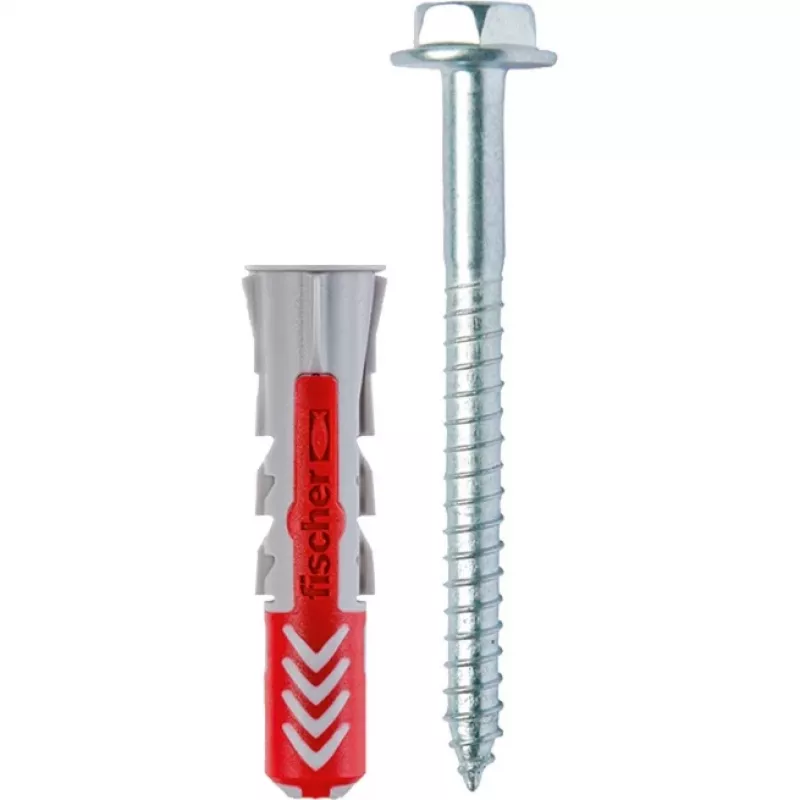 FISCHER DOWEL DUOPOWER 10x50 S 25 Stk. MIT SCHRAUBE