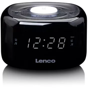 Lenco CR-12BK Radio Uhr Digital Schwarz (CR-12)