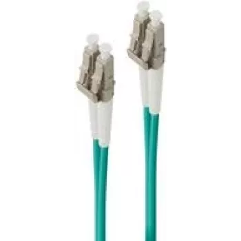 ALOGIC LCLC-0.5-OM4 Glasfaserkabel 0,5 m LC türkis (LCLC-0.5-OM4)