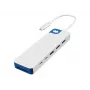 Hyper HyperDrive Flex 9-Port Dual-4K-HDMI-Dock, Weiß/Blau | HD4103BUGL | Anzahl HDMI-Anschlüsse 2