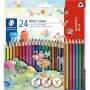 Buntstifte Staedtler Noris colour 18+6 Set — Modell 187 C18P1, 24 Stifte mit sortierten Farben