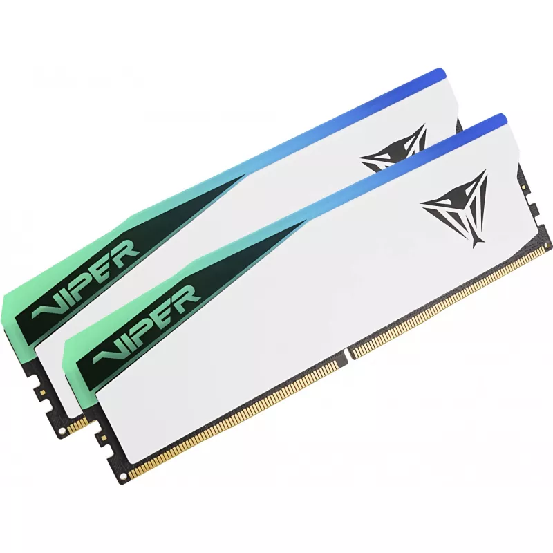 DIMM 48 GB DDR5-6000 (2x 24 GB) Dual-Kit, Memory Weiß, PVER548G60C42KW, Viper Elite 5 RGB, INTEL XMP, AMD EXPO
