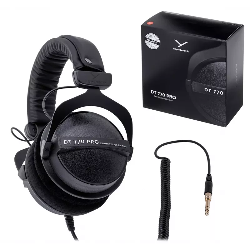 Kopfhörer Beyerdynamic DT 770 PRO 250 OHM Schwarz Limited Edition