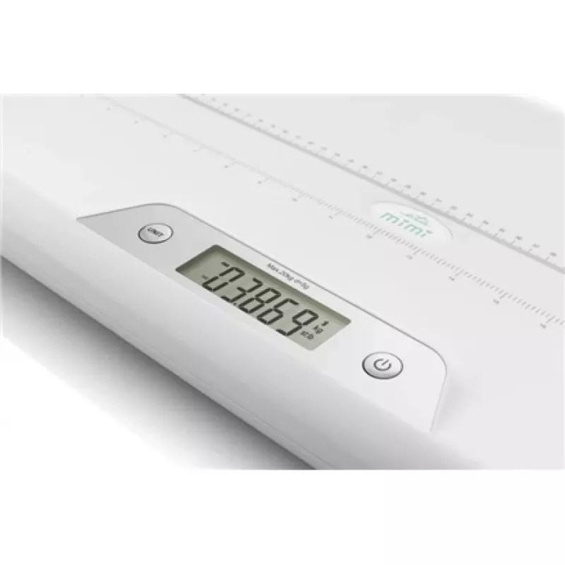 Babywaage ETA ETA730690000 — Säuglings-/Kleinkindwaage, max. 20 kg, 5 g Genauigkeit, weiß