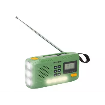 Tragbares AM/FM-Solarradio BLOW RA13 77-551# – leicht, batteriefreies Solarladen