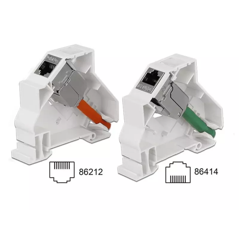 Montageset DeLOCK 86414 Weiß