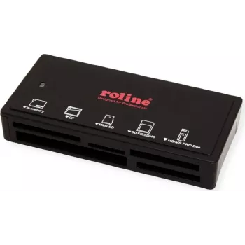 ROLINE USB3.2 Gen1 Multi Card extern schwarz - Kartenleser (15.08.6249)