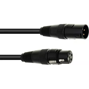 DMX-Kabel EUROLITE XLR 3-polig 5 m, Stecker–Buchse, symmetrisches digitales Lichtsteuerkabel