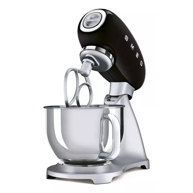 50s Style SMF02BLEU Küchenmaschine 4,8 Liter Schwarz