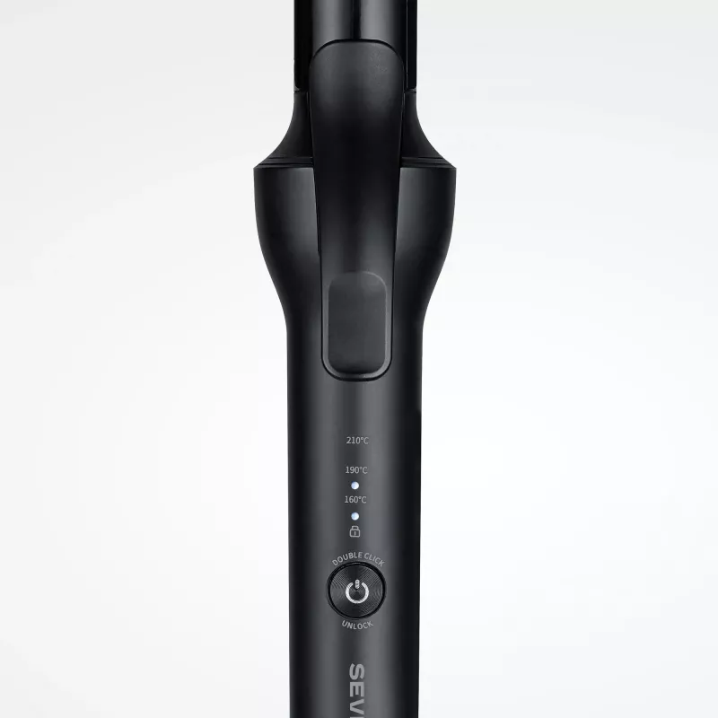 Haarglätter SEVERIN LS 0822 — Warm-Technologie, 250 W, 130 °C min, Keramikplatten, 2,8 m Kabel, Schwarz/Grau