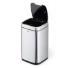 Durable TOUCH 12L Rechteckig Edelstahl Silber Schwarz