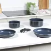 Kochtopf-Set Russell Hobbs RH03319EU7, 5-teilig, antihaftbeschichtete Pfannen, spülmaschinengeeignet
