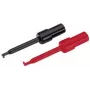 Testsonden-Set Voltcraft 108542, 2-mm-Stecker, CAT I, schwarz und rot