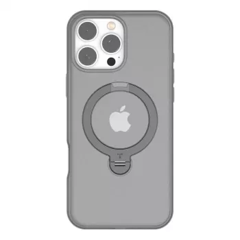 Handyhülle Torras UPRO OSTAND SPIN SERIES für iPhone 16 Pro Max, Titangrau