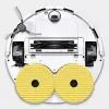 Mopped-Set für KARCHER RVM 4 (2.269-130.0) Gelb, Weiß