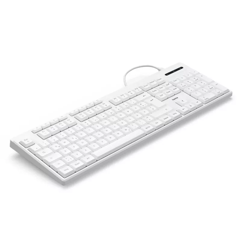 Kabelgebundene Tastatur Hama CK-200 USB Weiß
