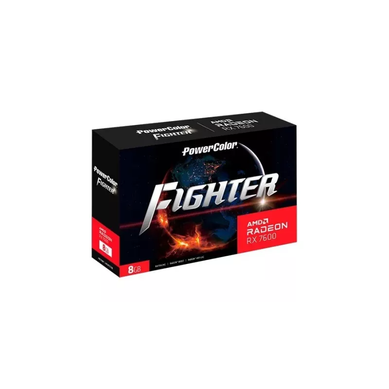 PowerColor Fighter Radeon RX 7600 8GB Grafikkarte