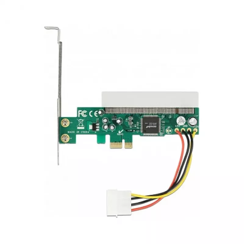 DeLOCK Riser Card PCI Express x1 auf 1 x PCI 32 Bit 5 V Slot Asmedia