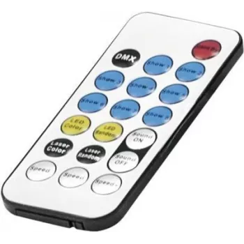 EUROLITE IR-26 Fernbedienung (Modell 50530584) Infrarot-Handgerät für Beleuchtung und Geräte