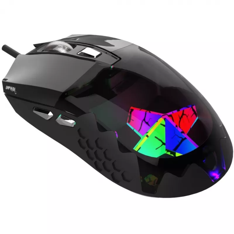 INCA Cian INCA Empousa 3D RGB Led 7200 Dpi Makrotasten Private Gaming-Maus