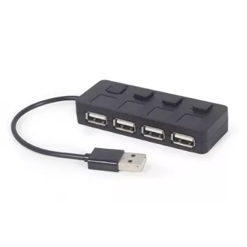 USB 2.0-Schnittstellen-Hub Gembird UHB-U2P4-05 mit 4 USB-Anschlüssen