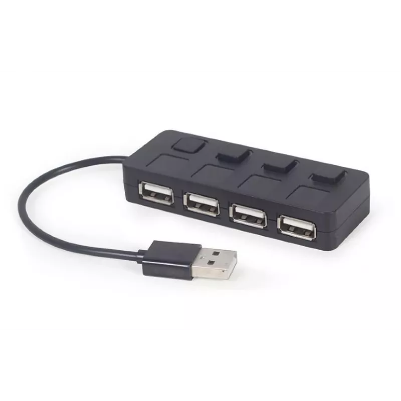 USB 2.0-Schnittstellen-Hub Gembird UHB-U2P4-05 mit 4 USB-Anschlüssen
