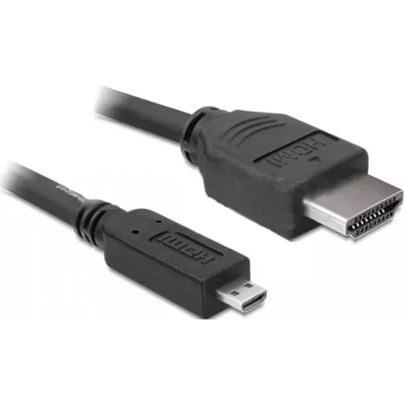 DeLOCK - Video- / Audiokabel - HDMI - 32 AWG - HDMI, 19-polig (M) - 19-polig Micro-HDMI (M) - 3 m (82663)