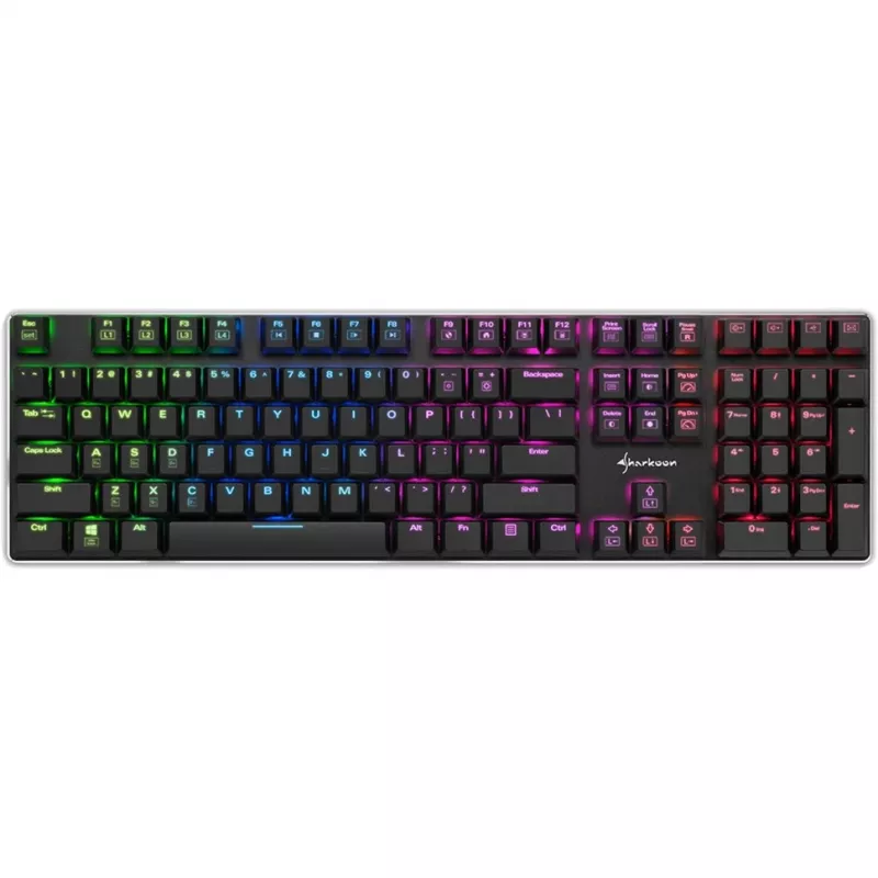 PureWriter RGB, Gaming-Tastatur schwarz, FR-Layout, Kailh Choc Low Profile Blue