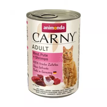 Nassfutter für Katzen animonda ANIMONDA Carny Rind 400 g, getreidefrei, gluten- und zuckerfrei