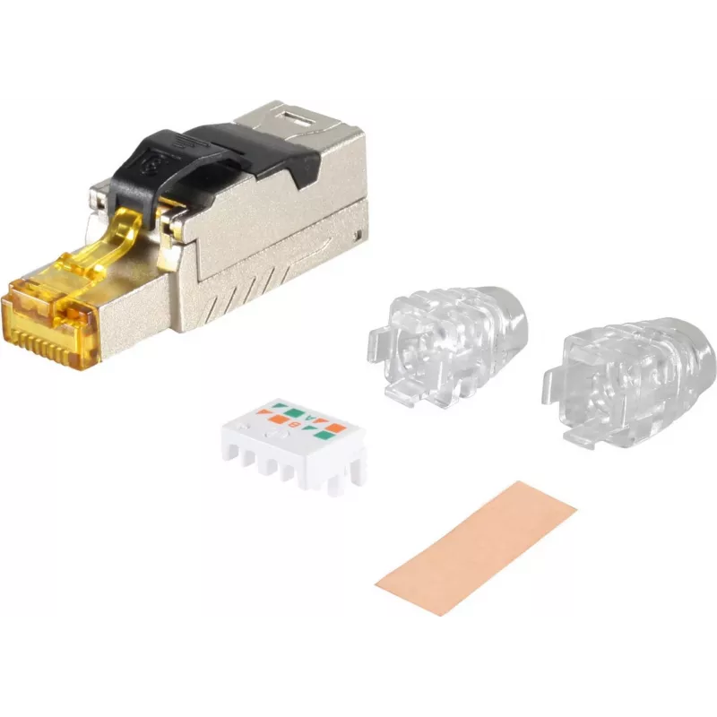Netzwerk-Steckverbinder helos RJ-45 M geschirmt Cat 8.1 für High-Speed-Ethernet-Verbindungen
