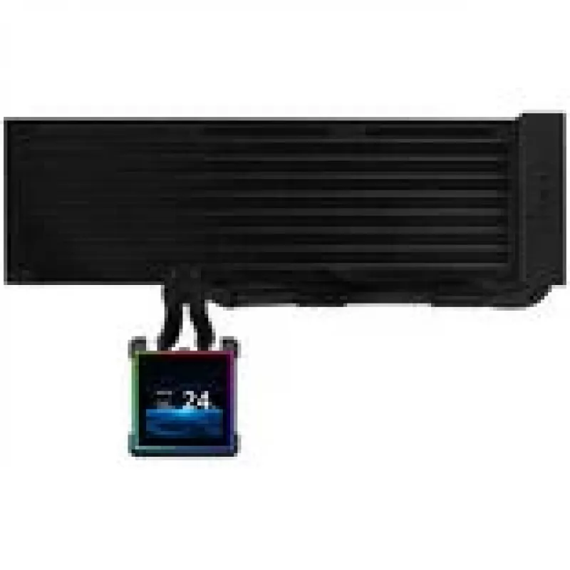 AiO Flüssigkeitskühler Lian Li HydroShift II LCD-S 360mm — RGB LCD-Display, ohne Lüfter