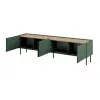 4D RTV-Schrank ONDA 200x40xH54.35 grün (stehend oder wandmontiert)