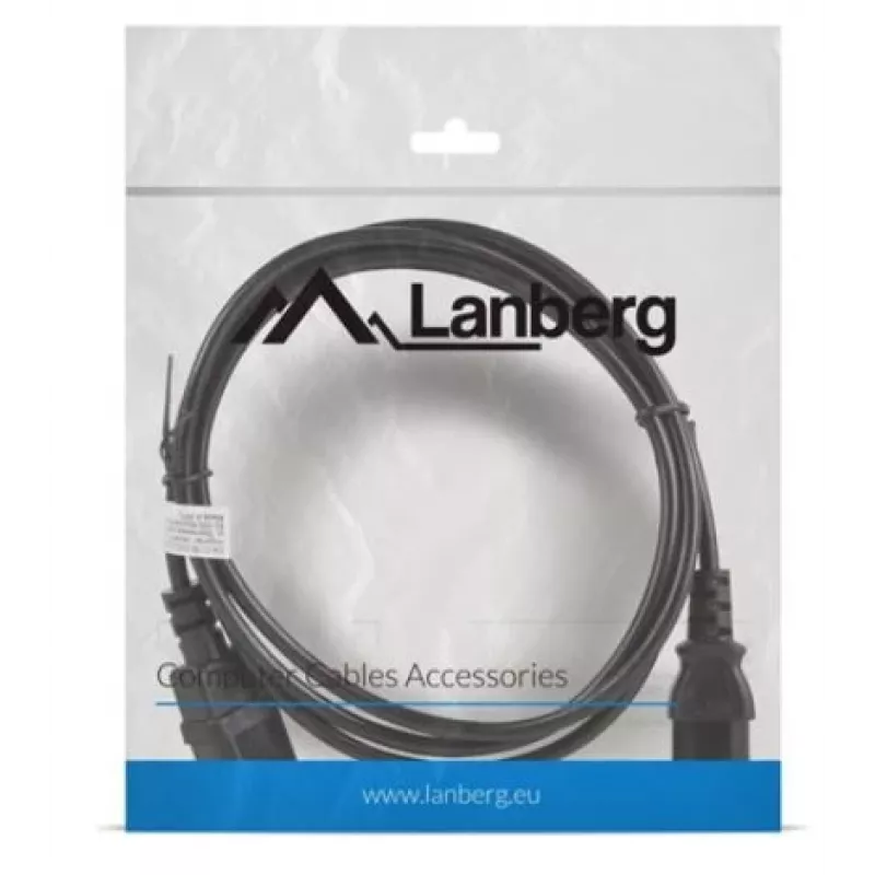 Netzkabel Lanberg CA-C13E-10CC-0018-BK Schwarz 1,8 m