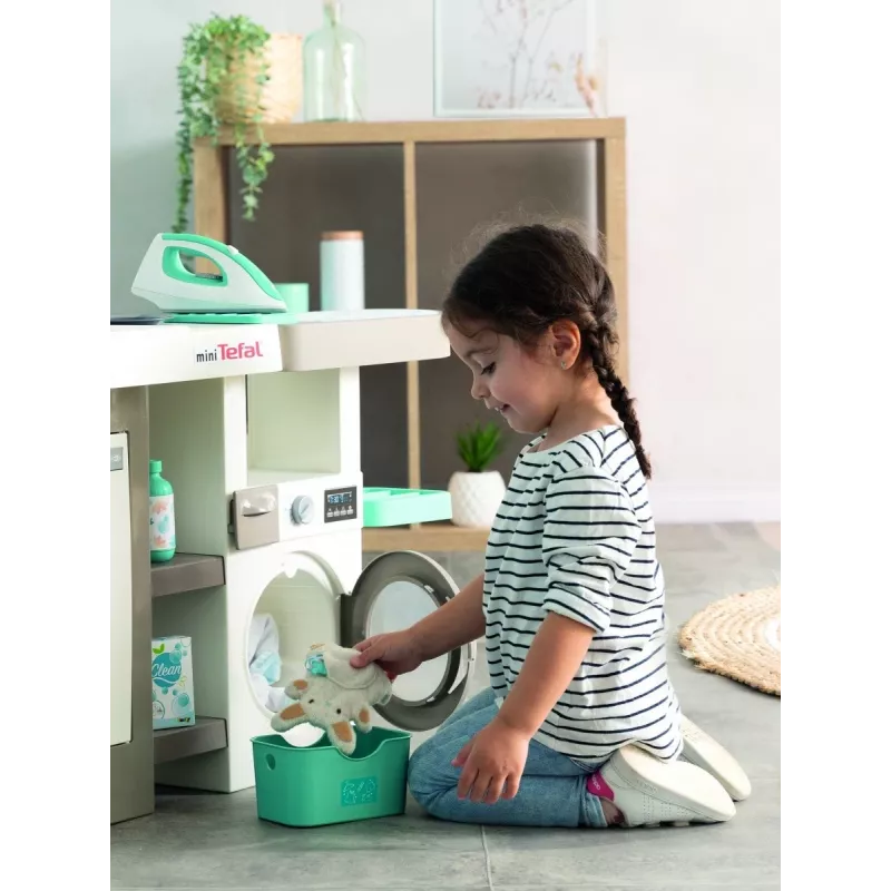 Smoby 311050 Spielküche mit Wäschebereich und Zubehör