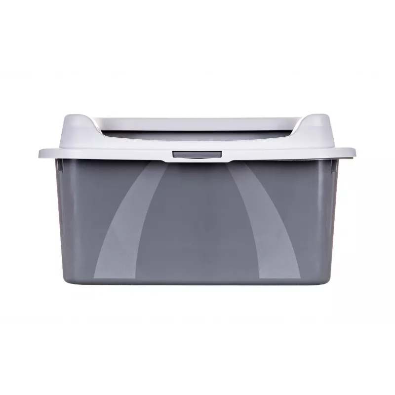 Katzenklo DIAMENTIQ Bonita grau Kunststoff 571×392×209 mm, 1 kg