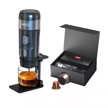 Tragbarer 3-in-1 Kaffeevollautomat mit Tasche 80W HiBREW H4A
