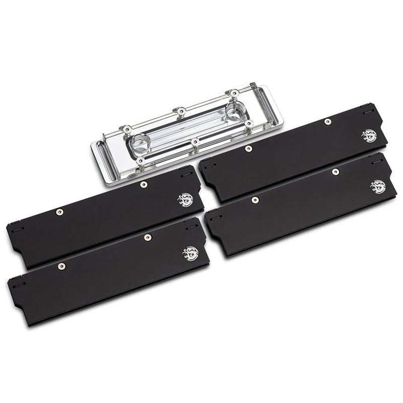 Bitspower Memory Cooler, DDR5, transparent, doppelseitig - 4 DIMMS