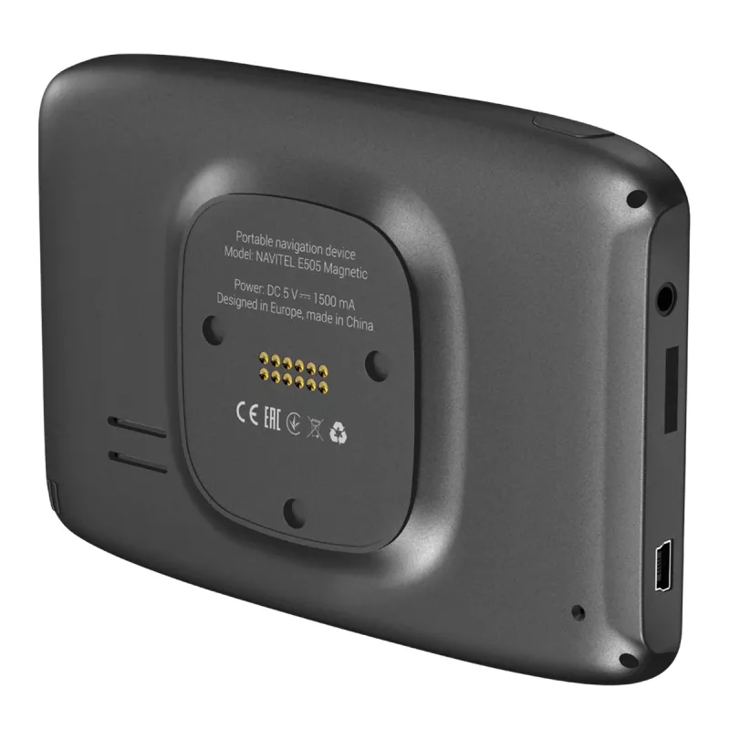 GPS-Navigator Navitel Navitel E505 Magnetic – 5 Zoll TFT-Touchscreen, 8 GB, MicroSD, Handheld/Fest, 161 g