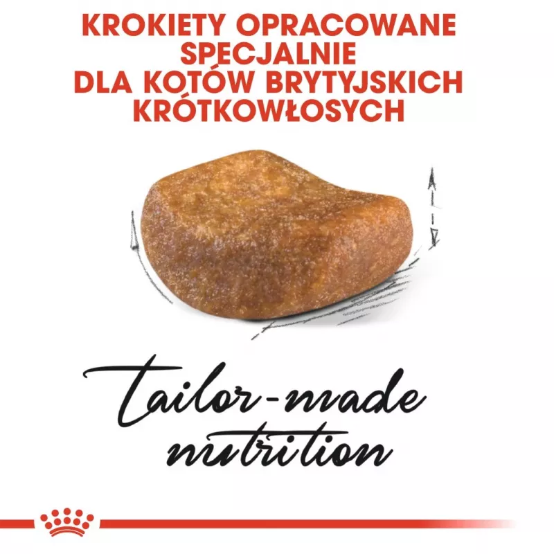 Trockenfutter für Katzen Royal Canin British Shorthair Adult 2 kg — Geflügel, 34% Protein, 19% Fett