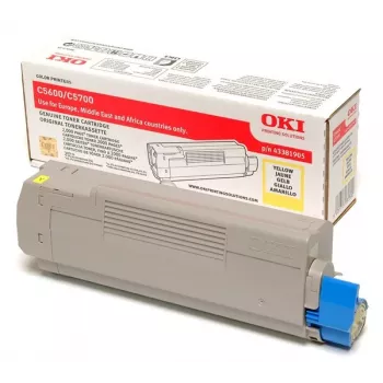 Toner OKI Toner 43381905 Gelb 43324405 10000 Seiten