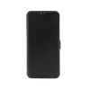 Leder-Buchhülle FIXED für Xiaomi Redmi 14C, schwarz — Vorder- und Rückseitenschutz