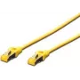 Netzwerkkabel Digitus CAT 6A S/FTP RJ-45 Cat6a 15 m Gelb