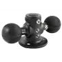 RAM Mounts runde Doppelkugel-Basis - C-Kugel (1.5 ), in polybag (RAM-217-1U)