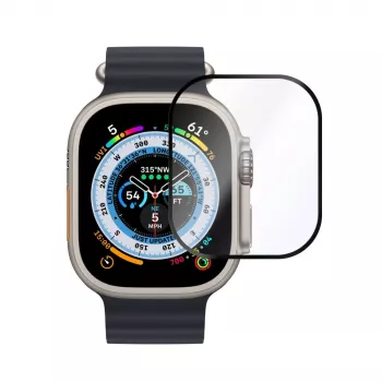 Fixed | Armor Tempered Glass für Apple Watch Ultra 49mm/Ultra 2 49mm | Schwarz