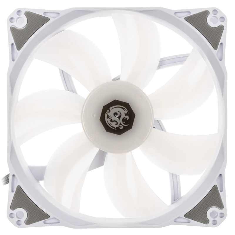 120mm ARGB-Lüfter BitsPower Notos — weiß, Modell BPTA-FX1812NTWH-1