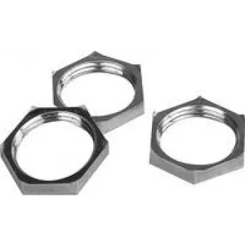 Kontermutter Lapp M32 Messing, Chrom-Finish, Durchmesser 4,15 cm — Packung mit 50 Stück