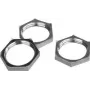 Kontermutter Lapp M32 Messing, Chrom-Finish, Durchmesser 4,15 cm — Packung mit 50 Stück