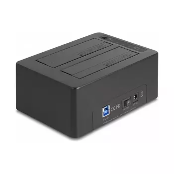 DeLOCK USB Dual-Dockingstation für 2 x SATA HDD SSD Klonfunktion Kartenleser