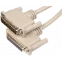 D-Sub-Verlängerungskabel ShiverPeaks AK 4040 25-polig Stecker/Buchse 1,8 m