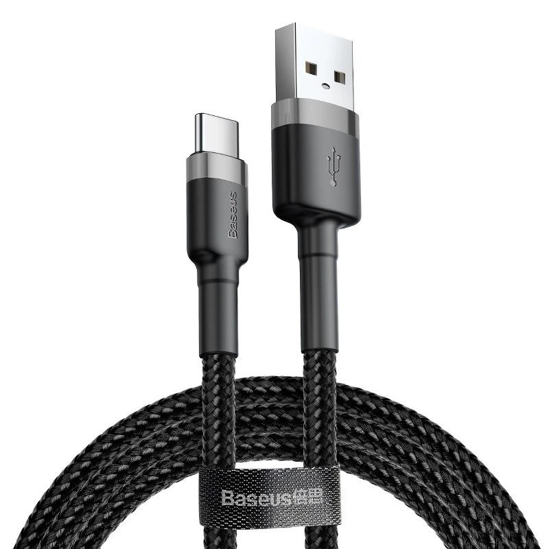 Baseus Cafule USB auf USB-C 3A 1m (grau-schwarz)